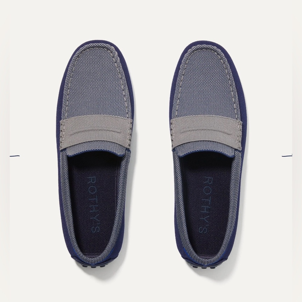 Rothy’s the Driving Loafer Amalfi Blue men 8 women 10
